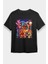 Kanaviçe Siyah Unisex Tişört T-Shirt 1