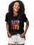 Kanaviçe Siyah Unisex Tişört T-Shirt 2