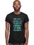 Çok Renkli Kelebek Siyah Unisex Tişört T-Shirt 3