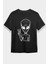 Merhaba Uzaylı Siyah Unisex Tişört T-Shirt 1