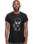 Merhaba Uzaylı Siyah Unisex Tişört T-Shirt 3