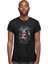 Meksikalı Kurukafa Siyah Unisex Tişört T-Shirt 3