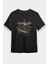 Gemi Dümeni Siyah Unisex Tişört T-Shirt 1