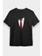 Takım Elbise Siyah Unisex Tişört T-Shirt 1