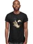 Kurt ve Ay Siyah Unisex Tişört T-Shirt 3