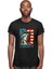 Özgürlük Heykeli Siyah Unisex Tişört T-Shirt 3