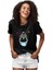 Küvette Yıkanan Astronot Siyah Unisex Tişört T-Shirt 2