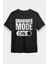 Bateri Modu Açık Siyah Unisex Tişört T-Shirt 1