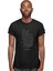 Schrödinger Dalga Denklemi Kedi Siyah Unisex Tişört T-Shirt 3