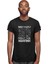 Fizik Grafikler Denklemler Siyah Unisex Tişört T-Shirt 3