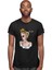 Sarışın Kız Fashion Vogue Siyah Unisex Tişört T-Shirt 3