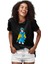 Ukraynalı Kız Fashion Siyah Unisex Tişört T-Shirt 2