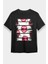 Kiraz Siyah Unisex Tişört T-Shirt 1