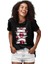 Kiraz Siyah Unisex Tişört T-Shirt 2
