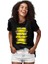 Gitar Çalan Ayı Siyah Unisex Tişört T-Shirt 2