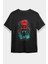 Kırmızı Panter Siyah Unisex Tişört T-Shirt 1
