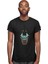 Firavun Sfenks Kedi Siyah Unisex Tişört T-Shirt 3