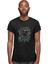 Üç Maymun Siyah Unisex Tişört T-Shirt 3