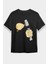 Heykeltıraş Siyah Unisex Tişört T-Shirt 1