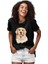 Hadi Oynayalım Golden Retriever Siyah Unisex Tişört T-Shirt 2
