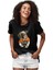 Mahkum Mafya Lideri Pug Siyah Unisex Tişört T-Shirt 2