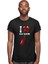 Kick Boks Siyah Unisex Tişört T-Shirt 2