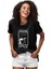 Teleskop Astronomi Siyah Unisex Tişört T-Shirt 2