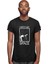 Teleskop Astronomi Siyah Unisex Tişört T-Shirt 3