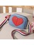 Beyaz Stil Moda Zarif Kadın Crossbody Çanta Çok Renkli Kalp Şeklinde Yastık Çanta Tote Omuz Çantaları Küçük Messenger Çanta Bayanlar Için (Yurt Dışından) 2