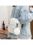 Kahverengi Tarzı Buylor Naylon Omuz Çantaları Kadın Rahat Geniş Askı Askılı Çanta Mini Yuvarlak Cüzdan Kolye Moda Çanta Crossbody Çanta (Yurt Dışından) 4