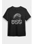 Yamaç Paraşütü - Paragliding Siyah Unisex Tişört T-Shirt 1
