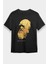 Charles Darwin Siyah Unisex Tişört T-Shirt 1