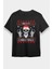 Heavy Metal Noel Baba Yılbaşı Siyah Unisex Tişört T-Shirt 1