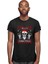 Heavy Metal Noel Baba Yılbaşı Siyah Unisex Tişört T-Shirt 3