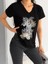 Zebra Baskılı Ve Pullu T-Shirt 1