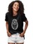 Pilot Aslan Siyah Unisex Tişört T-Shirt 2