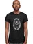 Pilot Aslan Siyah Unisex Tişört T-Shirt 3