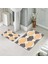 Banyo Halısı Ikili Klozet Takımı Kaymaz Tabanlı (60 cm x 100 cm + 40 cm x 60 Cm) 1