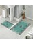 Banyo Halısı Ikili Klozet Takımı Kaymaz Tabanlı (60 cm x 100 cm + 40 cm x 60 Cm) 1