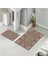 Banyo Halısı Ikili Klozet Takımı Kaymaz Tabanlı (60 cm x 100 cm + 40 cm x 60 Cm) 1