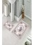 Banyo Halısı Ikili Klozet Takımı Kaymaz Tabanlı (60 cm x 100 cm + 40 cm x 60 Cm) 2