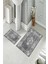 Banyo Halısı Ikili Klozet Takımı Kaymaz Tabanlı (60 cm x 100 cm + 40 cm x 60 Cm) 2