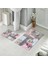 Banyo Halısı Ikili Klozet Takımı Kaymaz Tabanlı (60 cm x 100 cm + 40 cm x 60 Cm) 1