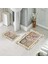 Banyo Halısı Ikili Klozet Takımı Kaymaz Tabanlı (60 cm x 100 cm + 40 cm x 60 Cm) 1