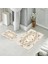 Banyo Halısı Ikili Klozet Takımı Kaymaz Tabanlı (60 cm x 100 cm + 40 cm x 60 Cm) 1