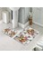 Banyo Halısı Ikili Klozet Takımı Kaymaz Tabanlı (60 cm x 100 cm + 40 cm x 60 Cm) 1