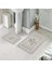 Banyo Halısı Ikili Klozet Takımı Kaymaz Tabanlı (60 cm x 100 cm + 40 cm x 60 Cm) 1