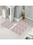 Banyo Halısı Ikili Klozet Takımı Kaymaz Tabanlı (60 cm x 100 cm + 40 cm x 60 Cm) 1