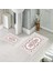 Banyo Halısı Ikili Klozet Takımı Kaymaz Tabanlı (60 cm x 100 cm + 40 cm x 60 Cm) 1