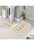 Banyo Halısı Ikili Klozet Takımı Kaymaz Tabanlı (60 cm x 100 cm + 40 cm x 60 Cm) 1